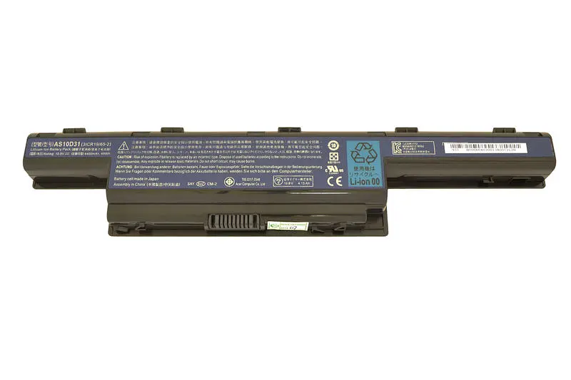 Акумулятор для ноутбука Acer AS10D71 Aspire 4250 10.8 В чорний 4400 мАг - фото 3