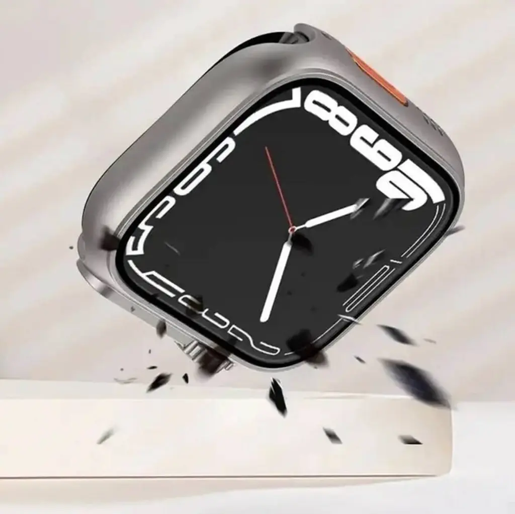 Захисний чохол із захисним склом Choice 3 для Apple Watch 45 мм у стилі Ultra Titanium - фото 6