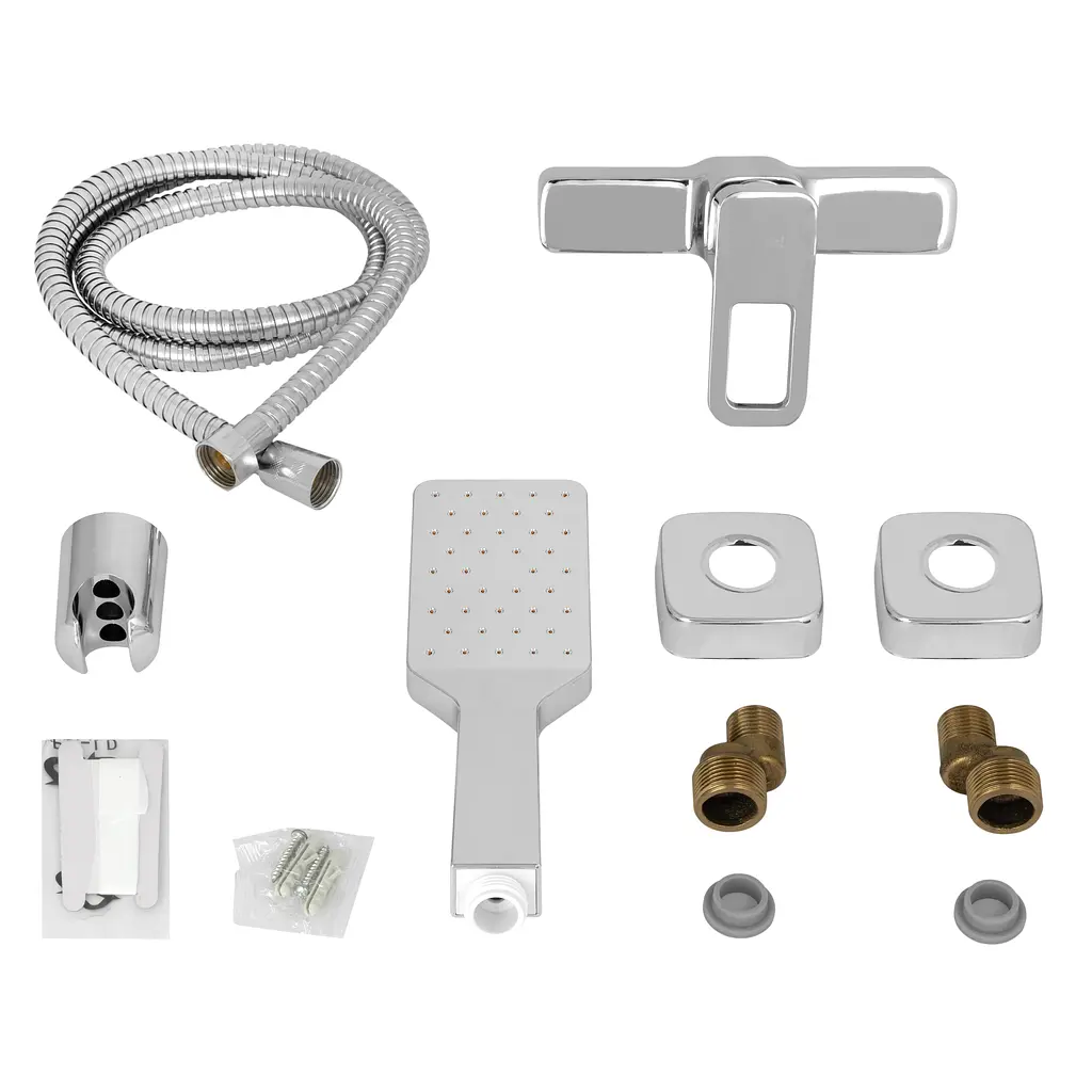 Змішувач для душу Lidz Wawel 010 (з душовим гарнітуром) (k40) LDWAW010CRM45390 Chrome - фото 7