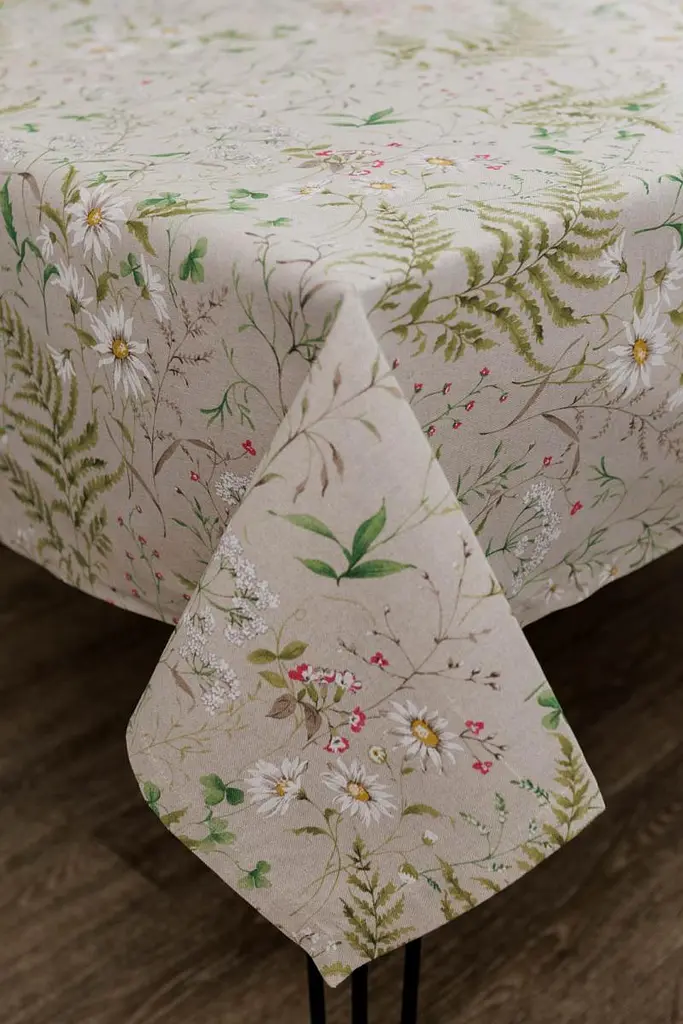 Скатерть на стол Прованс Herbal овальная 133х180 см (44878) - фото 3