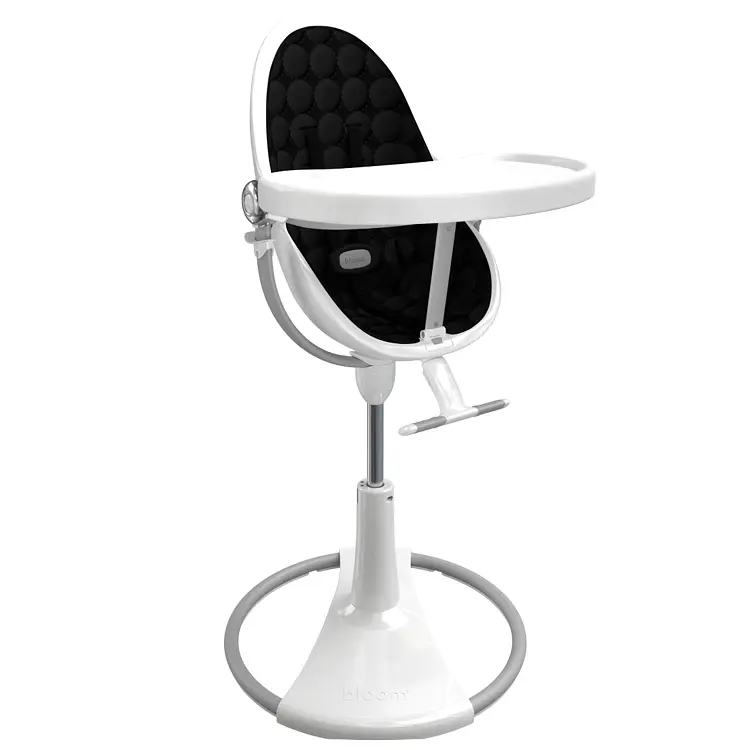 Стульчик для кормления Bloom Fresco White/Midnight black (E10535-W\U10543-MB) - фото 2