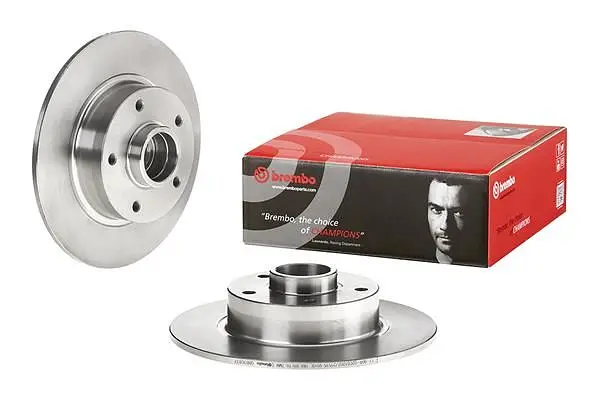 Диск гальмівний невентильований Renault Megane IV 15-25р Brembo (08.B369.37) - фото 2