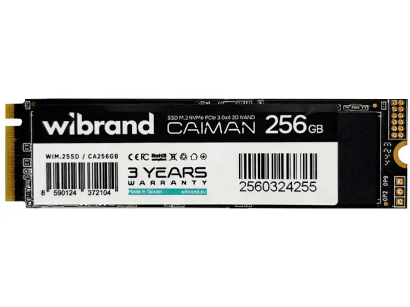 SSD-накопичувач Wibrand Caiman M.2 NVMe 256 GB (WIM.2SSD/CA256GB) - фото 2