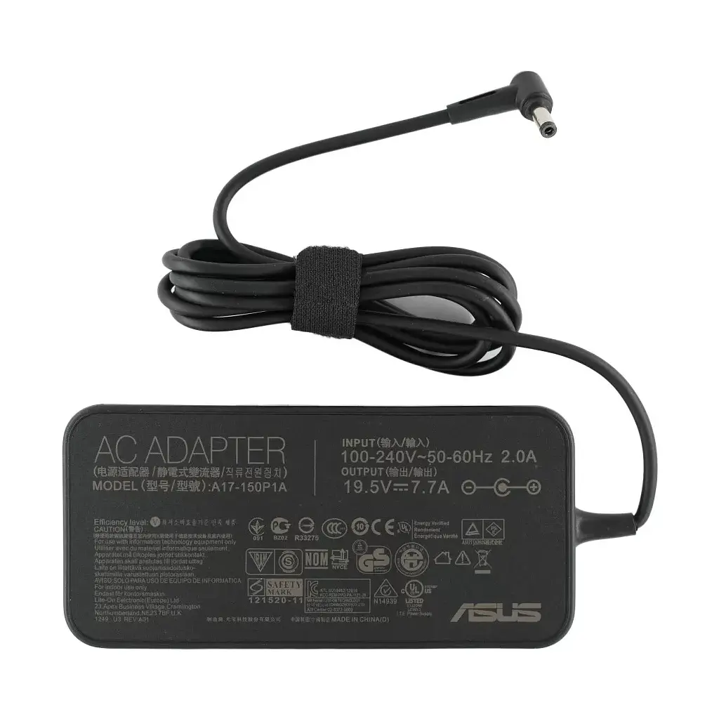 Блок живлення до ноутбуку ASUS 150W 19.5V, 7.7A, 6.0/3.7 (pin inside) Slim-корпус (A17-150P1A / A40367) - фото 3
