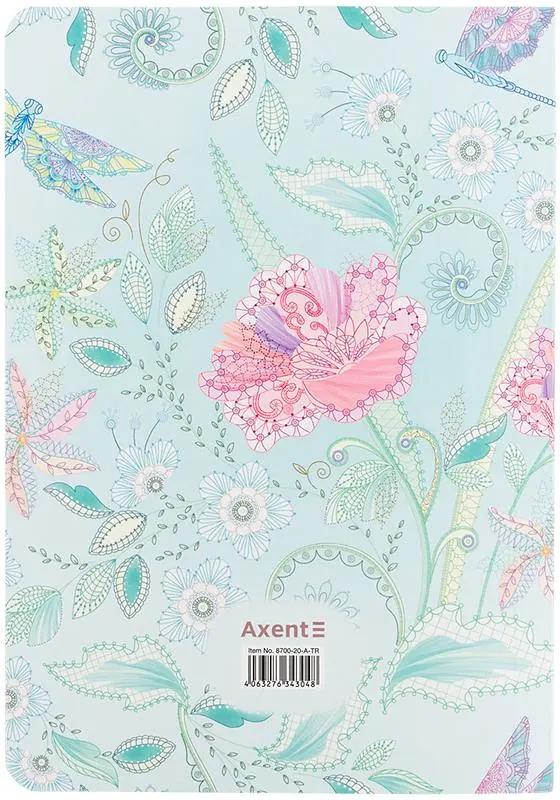 Книга записна A5 в клітинку Nature`s Melody  80 аркушів (8700-20-A-TR) - фото 3