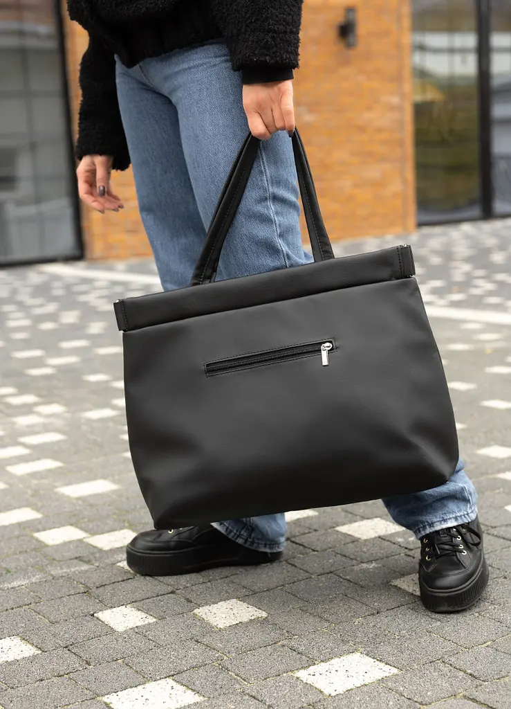 Сумка Sambag Shopper Tote QRS чорний 42 х 34 х 14 см (93383001) - фото 6