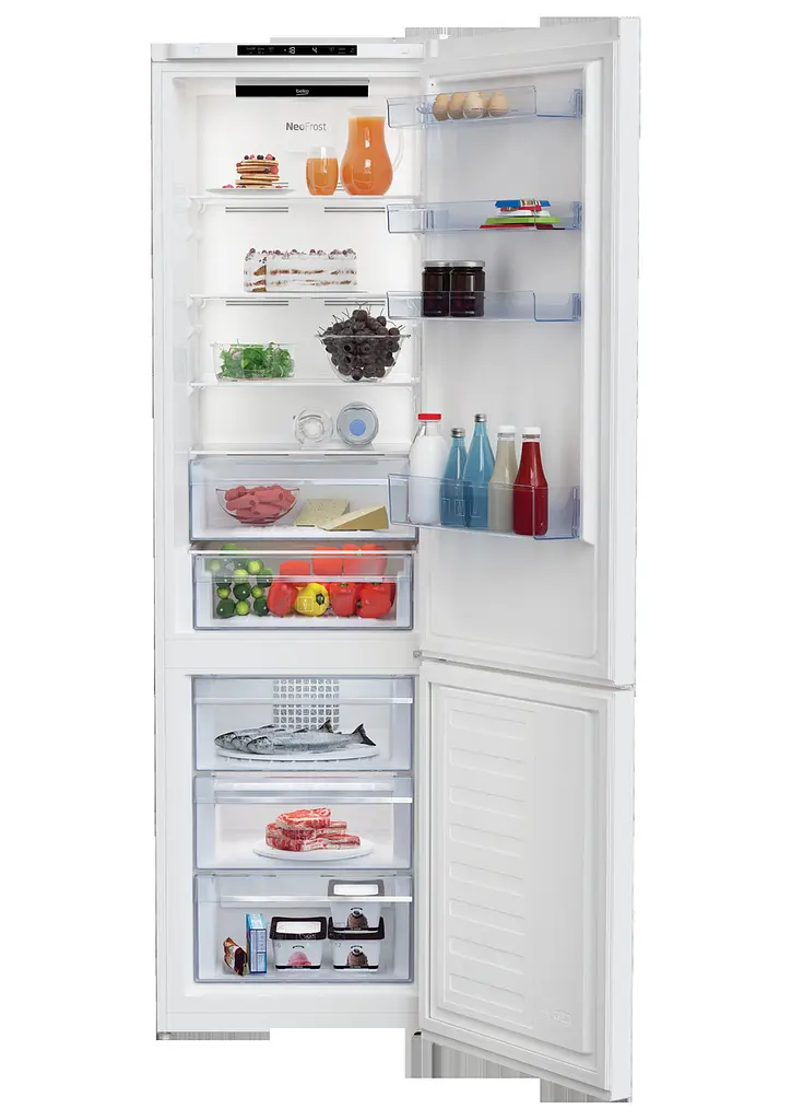 Холодильник Beko RCNA406I30W 203х67х60см 2 двери холодильное отделение 253 л морозильное отделение 109 л A++ NF Белый (RCNA406I30W) - фото 3