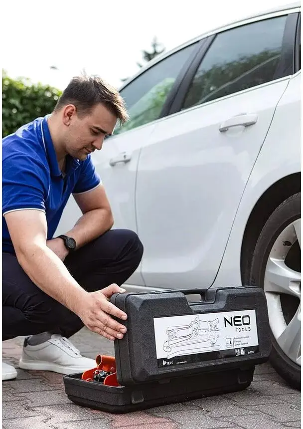 Домкрат гідравлічний підкатний 2.5т 85-385мм Neo Tools avt0001144 - фото 4