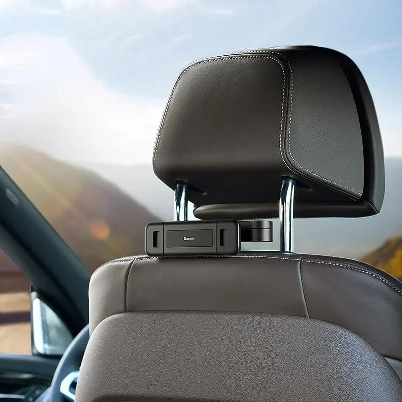 Автомобільний тримач холдер на підголовник для телефону Baseus Fun Journey Backseat Lazy Bracket - фото 3