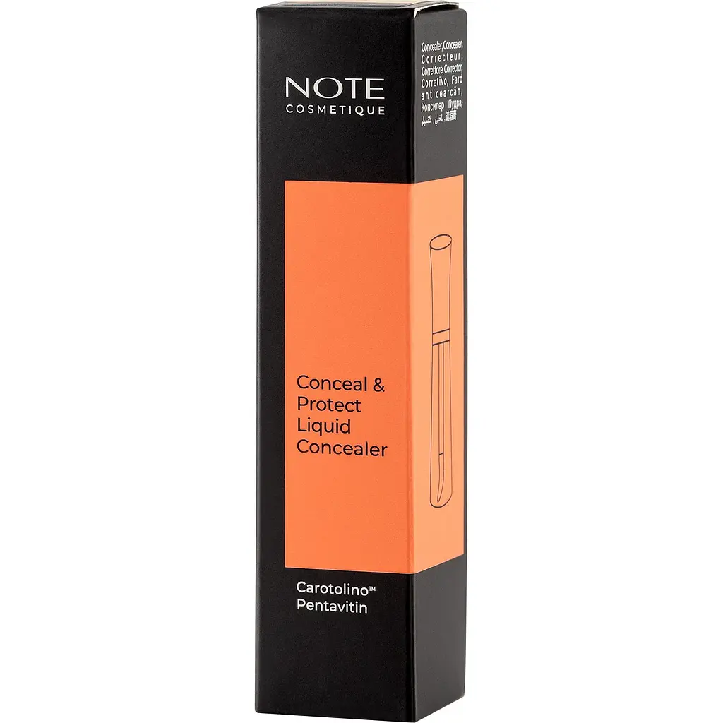 Жидкий консилер Note Cosmetique Conceal & Protect Liquid Concealer тон 01 (Light Sand) 4.5 мл - фото 6