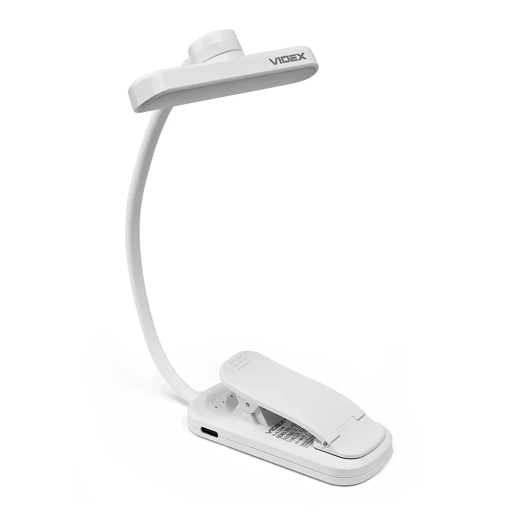 LED світильник акумуляторний для читання Videx VL-NL134W White (29268-000) - фото 5