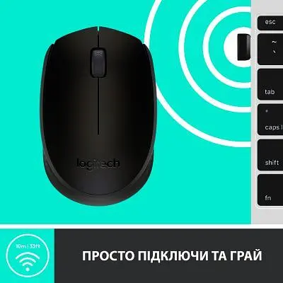 Комп'ютерна мишка Logitech M171 Black (910-004424) - фото 6