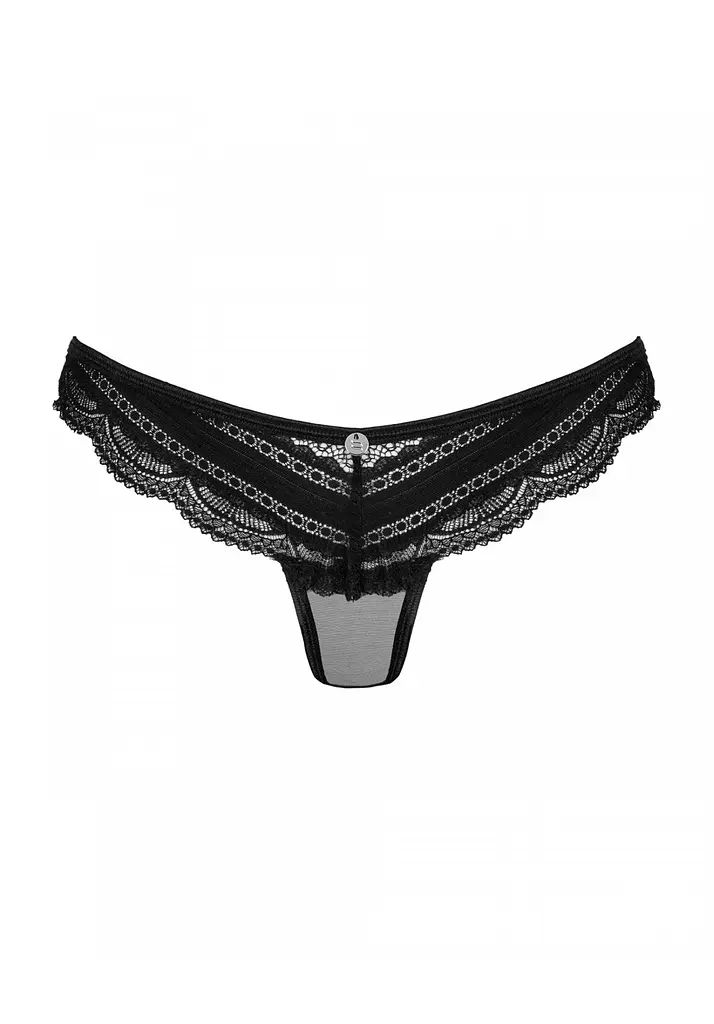 Женские трусики Obsessive Ivannes 2XL/3XL черный - фото 8