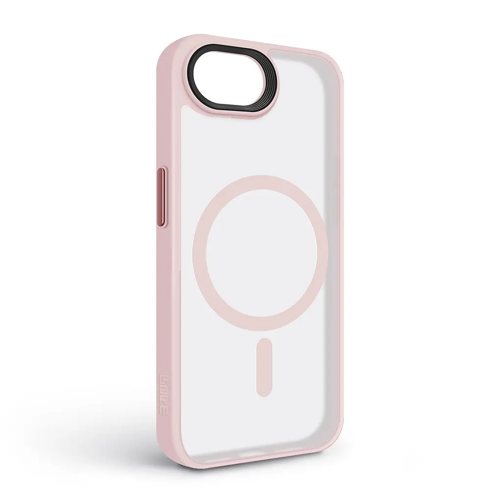 Чехол для Apple iPhone 16e/17e, Uniq MagCase, розовый, противоударный, панель-накладка с магсейф, ударопрочный TPU+PC, с магнитом MagSafe, поддержка полноценной беспроводной зарядки, ArmorStandart (ARM83871) - фото 2