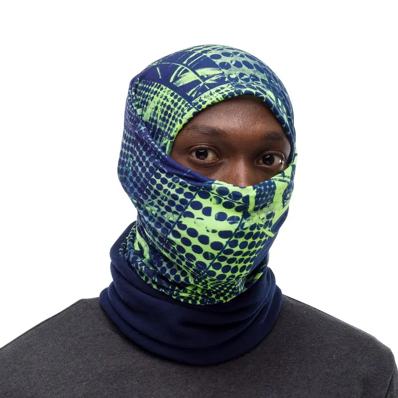 Шарф-труба Buff Polar, Havoc Blue 22/23 Черный-Желтый - фото 2