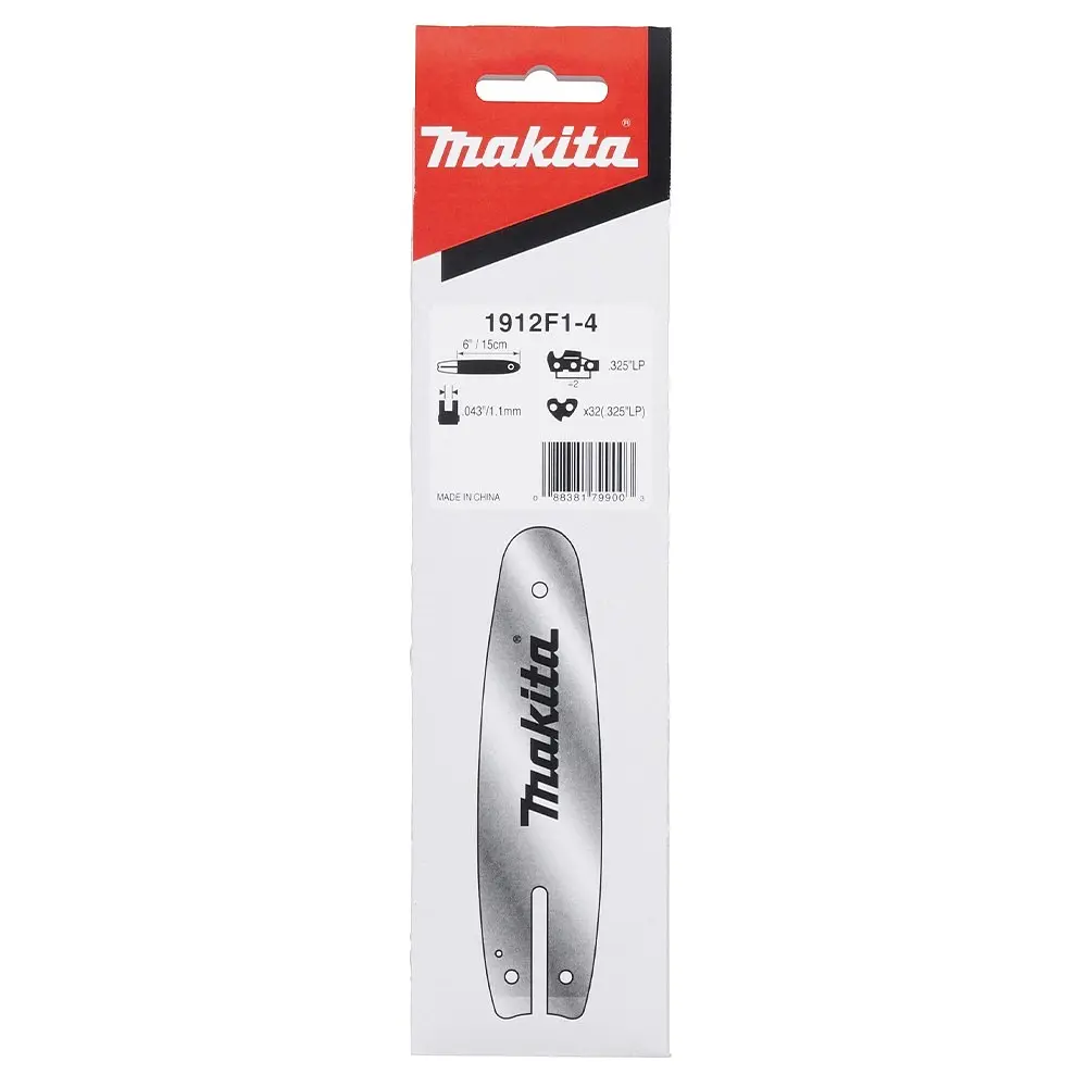 Шина направляюча для ланцюгової пили Makita DUC150, UC029G (15 см, 0.325", 1.1 мм, 32z, 1912F1-4) - фото 2