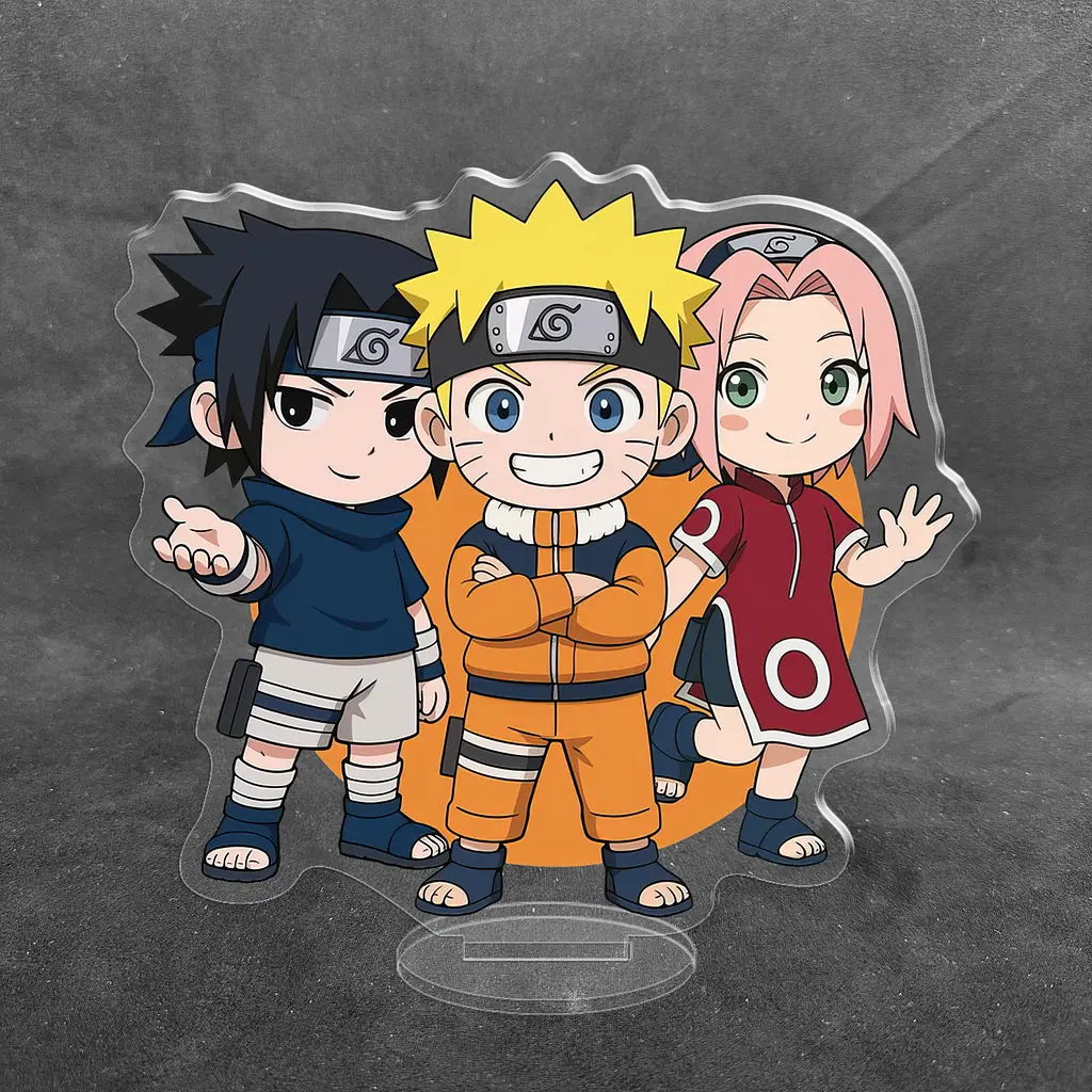 Акрилова колекційна фігурка Аніме: Чібі Chibi Naruto (Наруто) 10 см