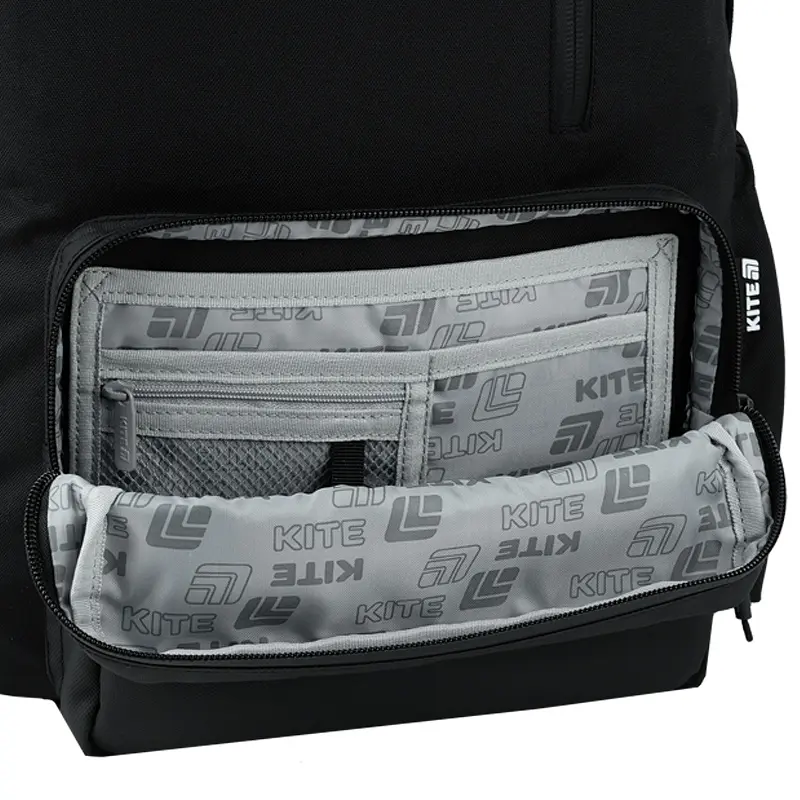 Рюкзак для старшей школы Kite Education teens 949L Black Черный (K26-949L-3) - фото 9