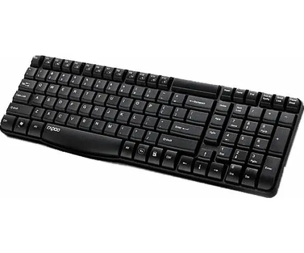 Клавіатура Rapoo N2400 USB Black (59709) (N2400 Black) - фото 2