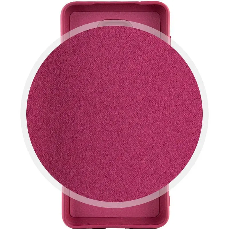 Чехол TPU GETMAN Liquid Silk Full Camera для Xiaomi Redmi Note 9 / Redmi 10X Бордовый / Marsala - фото 2