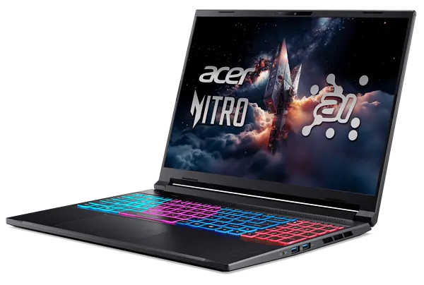 Ноутбук Acer Nitro V 16S ANV16S-61-R9C4 (NH.QXNEU.003) Obsidian Black - фото 3