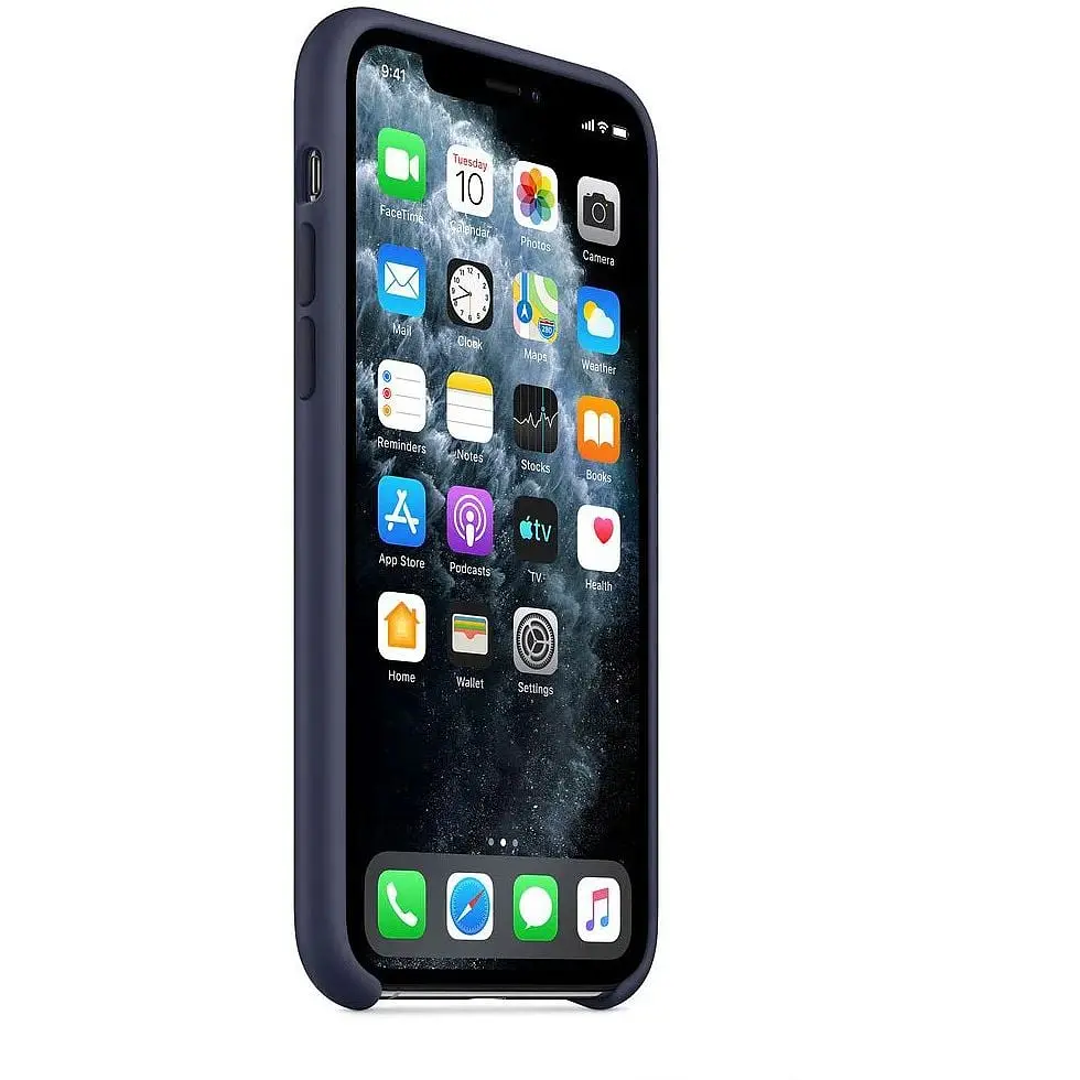 Оригінальний силіконовий чохол Apple Silicone Case для iPhone 11 Pro Max (6.5") Midnight Blue (MWYW2ZM/A) - фото 7