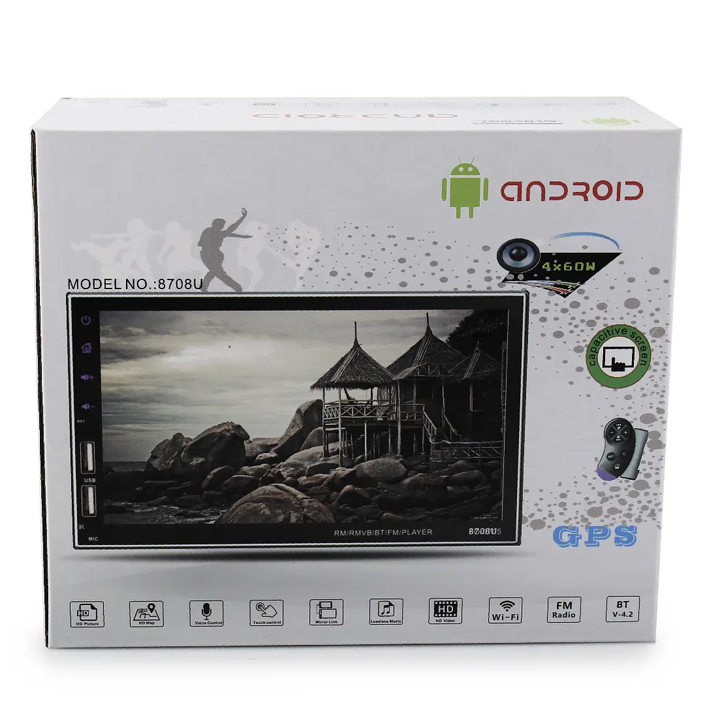 Універсальна магнітола 7'' 7709-A Android-12 2+32gb with carplay (бренд: XPRO) (43200-7709-A_2219) - фото 5