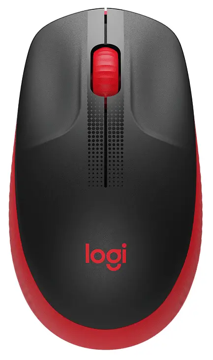 Миша Logitech M190 Full-size Wireless Червоний (6617021)