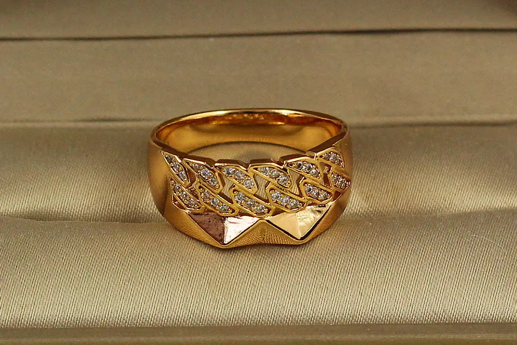 Кільце Xuping Jewelry пафос р 20 золотисте - фото 2