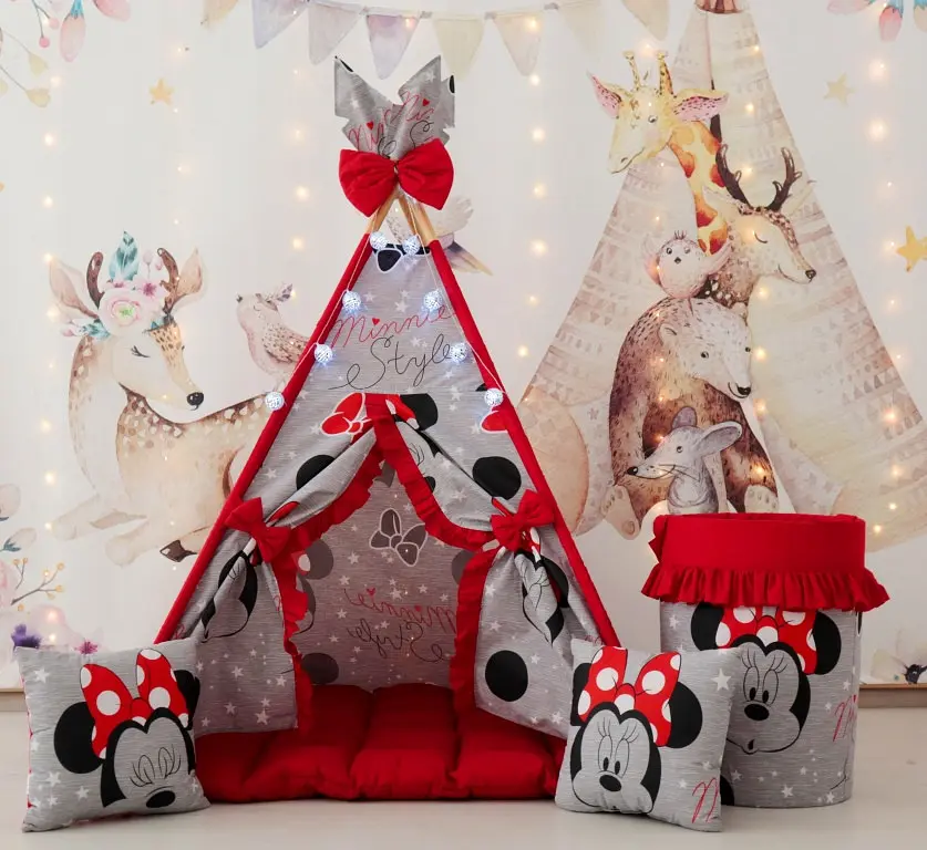 Вігвам для дівчинки Minnie style БОН БОН + кошик для іграшок - фото 3