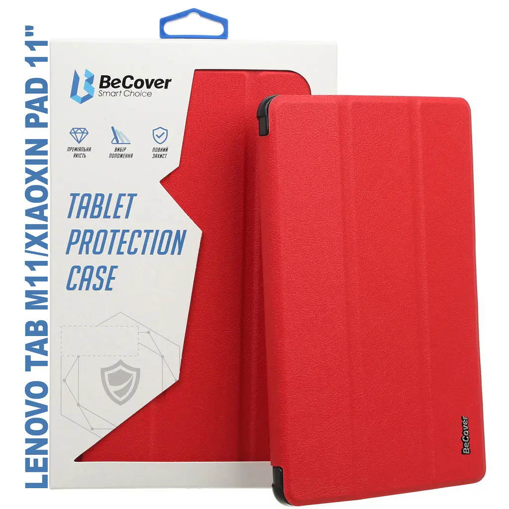 Чехол для планшета BeCover Smart Case Lenovo Tab M11 (2024) TB-TB330FU/Xiaoxin Pad 11 (2024) 11" Red (710459) - фото 10