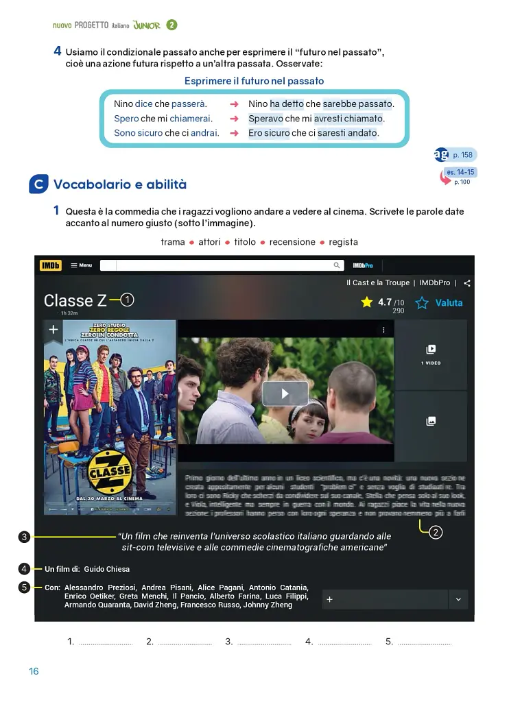 Progetto Italiano Junior Nuovo 3 Libro & Quaderno + audio + video (QR code) - фото 12