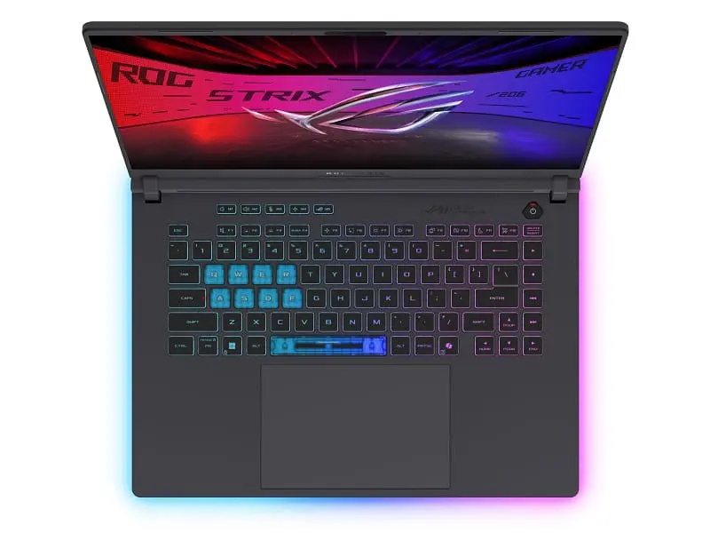 Ноутбук ASUS ROG Strix G16 i5-13450HX/32GB/512 RTX5050 165Hz (G615JH-RV072), Intel Core i5-13450HX (до 4,6 ГГц), 16-дюймовий екран Full HD NVIDIA GeForce RTX 5050 8 ГБ, Free DOS, Eclipse Gray - фото 3