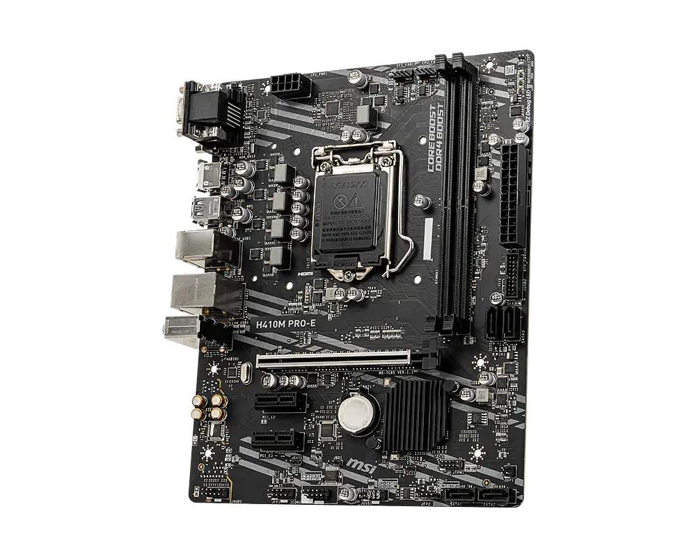 Материнська плата MSI H410M Pro-E LGA 1200 (H410M PRO-E) Б/В - фото 2