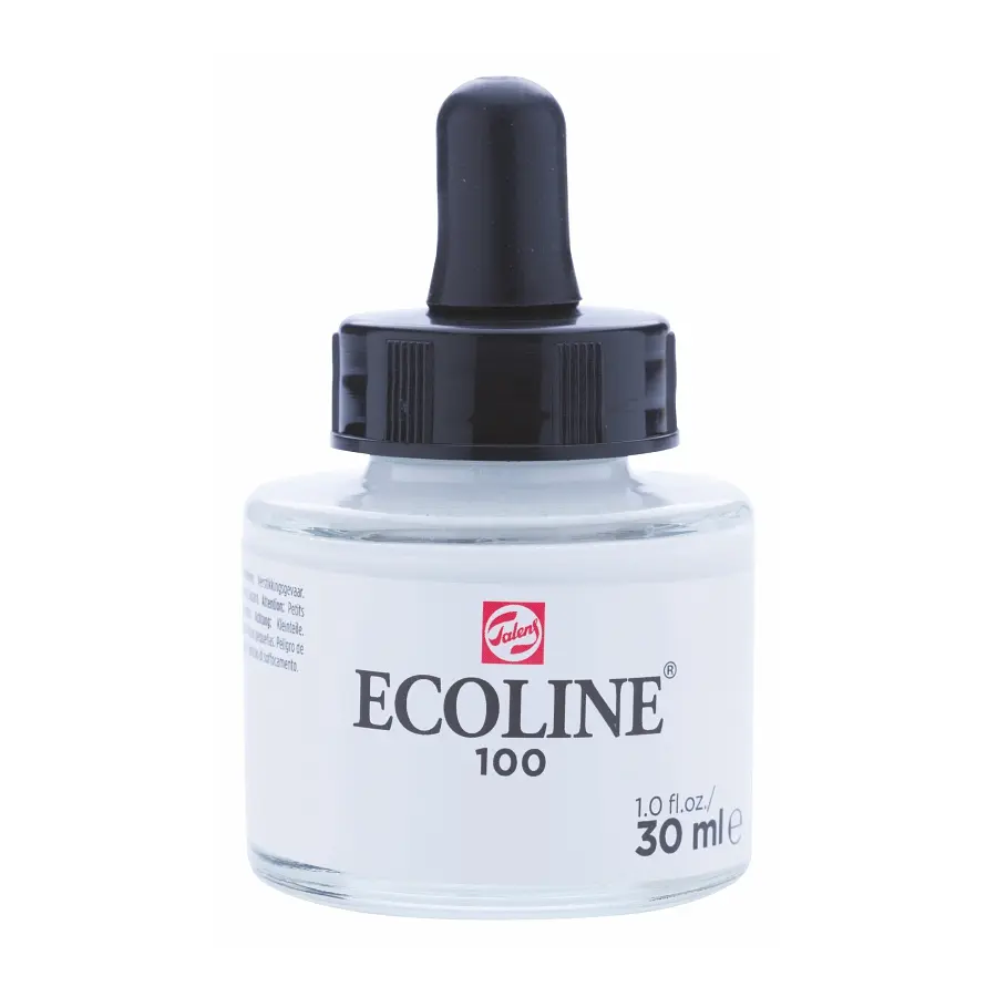 Фарба акварельна рідка Ecoline (100) Біла, 30 мл Royal Talens (8712079406929)