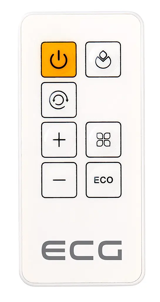 Керамічний обігрівач ECG KT 200 DT White - фото 8