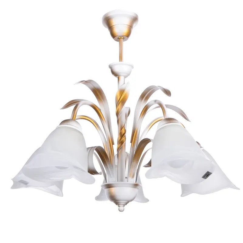 Люстра Brille флористика E27 60W WH (BKL-468S/5) - фото 4