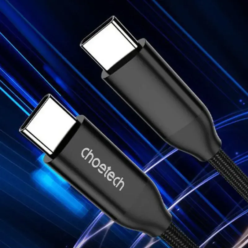 Дата кабель USB-C to USB-C 2.0m 240W Choetech (XCC-1036-BK) - фото 5