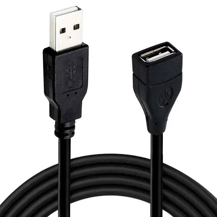 USB удлинитель 2.8 м "High speed computer cable" Черный, кабель USB "папа-мама" (ЮСБ подовжувач)