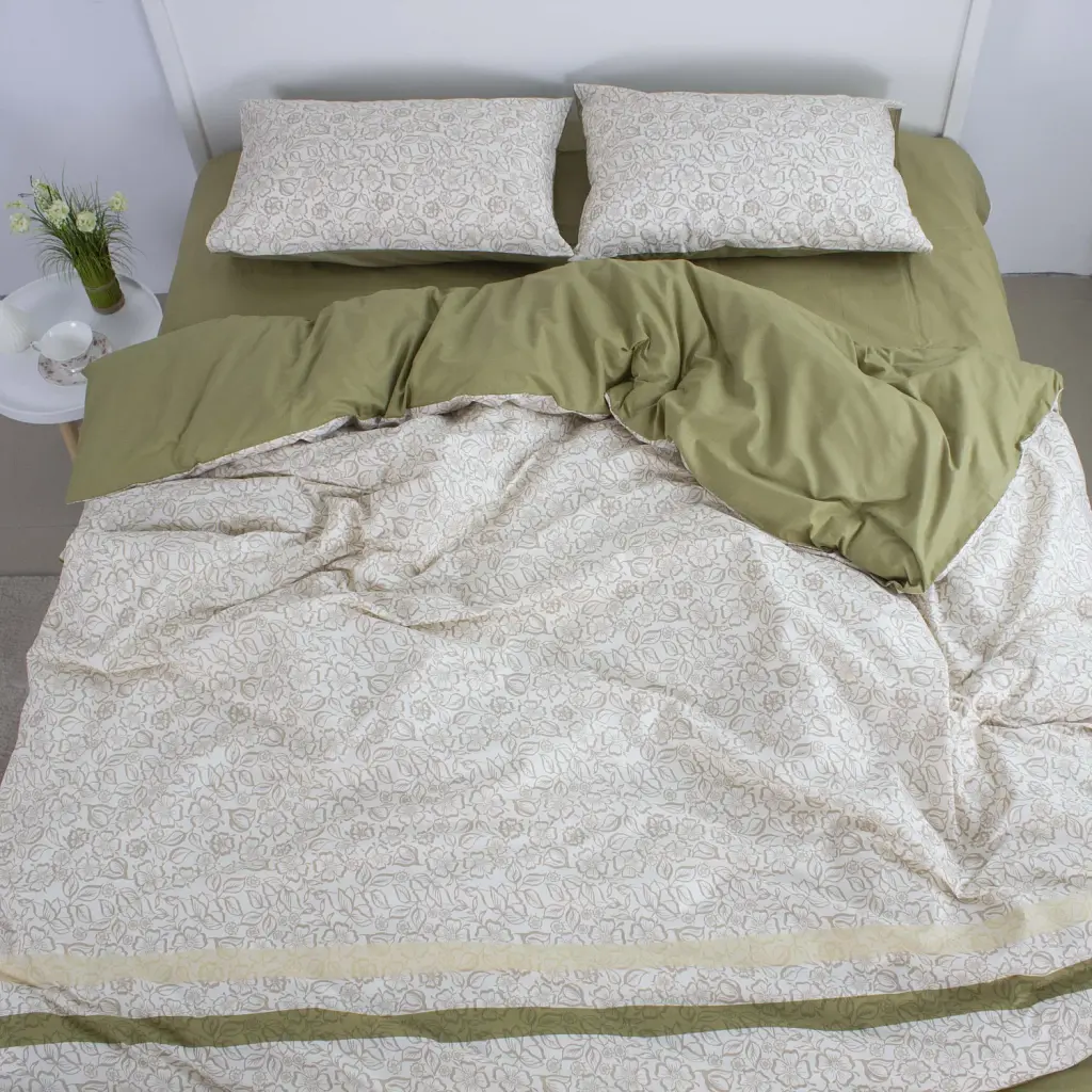 Комплект постільної білизни ТЕП Happy Sleep Forest Calm двоспальний білий - фото 9