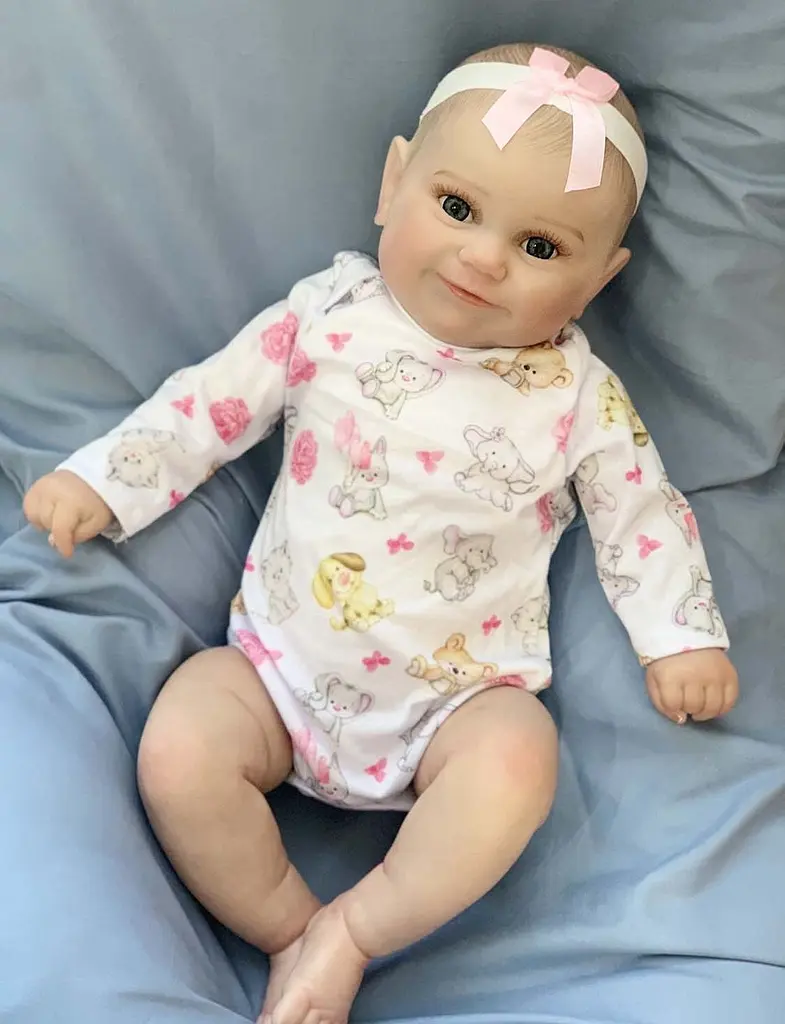 Силіконова колекційна лялька реборн reborn новонароджена дівчинка вулиця Reborn Dolls det0018815