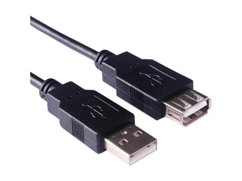 Кабель KINGDA USB AM/AF 2м Black (KDUSB2004-2M)