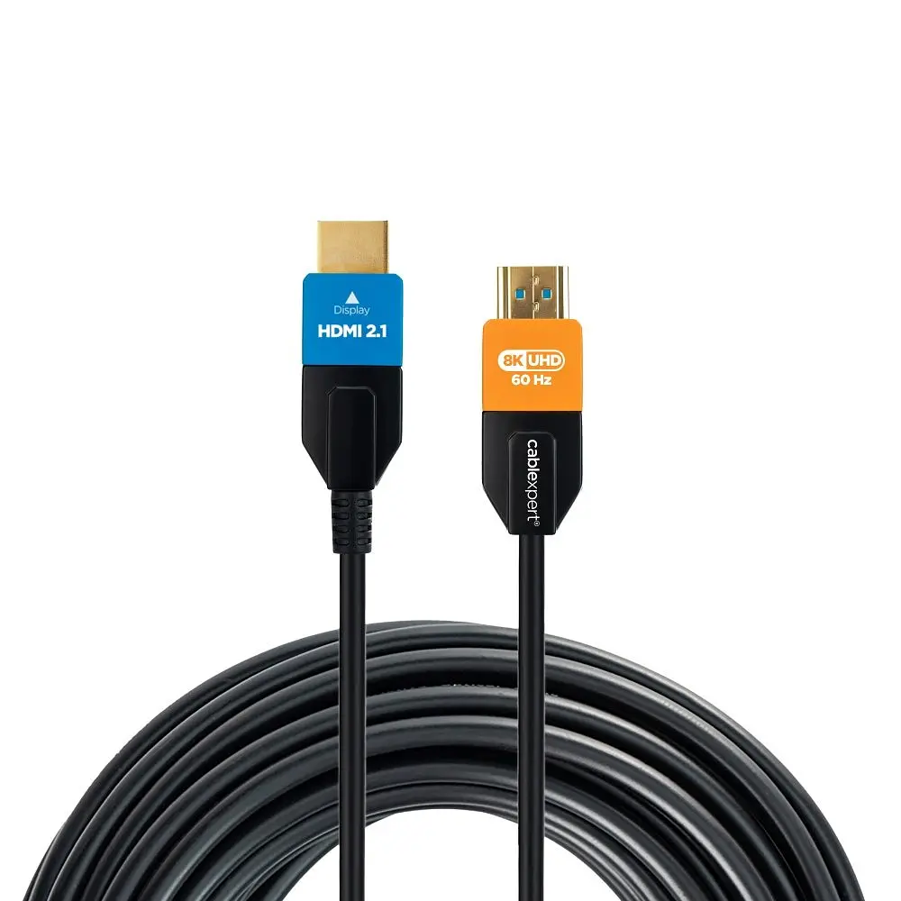 Кабель Cablexpert HDMI - HDMI V 2.1 (M/M), 10 м, Black (CC-HDMI8K-AOC-10M) - фото 2