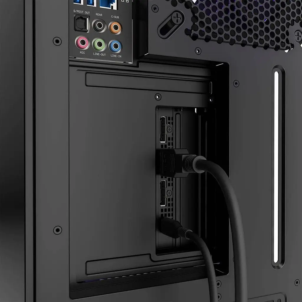 Подставка для видеокарты NZXT Vertical GPU Mounting Kit - Black (AB-RH175-B1) - фото 6