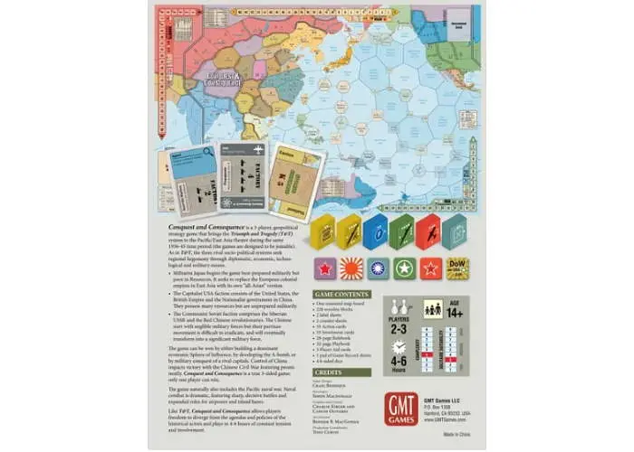 Настільна гра GMT Games Завоювання і наслідок (Conquest and Consequence) (англ.) (2117) - фото 3