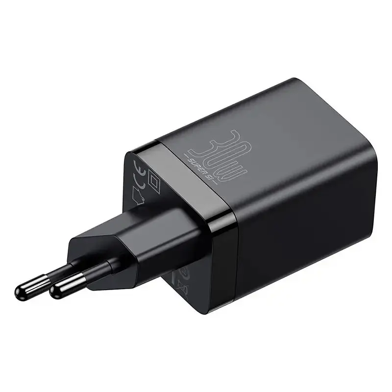 МЗП Baseus Super Si Pro Quick Charger 30W (1USB-A/1C) (CCSUPP-E) Black - фото 4