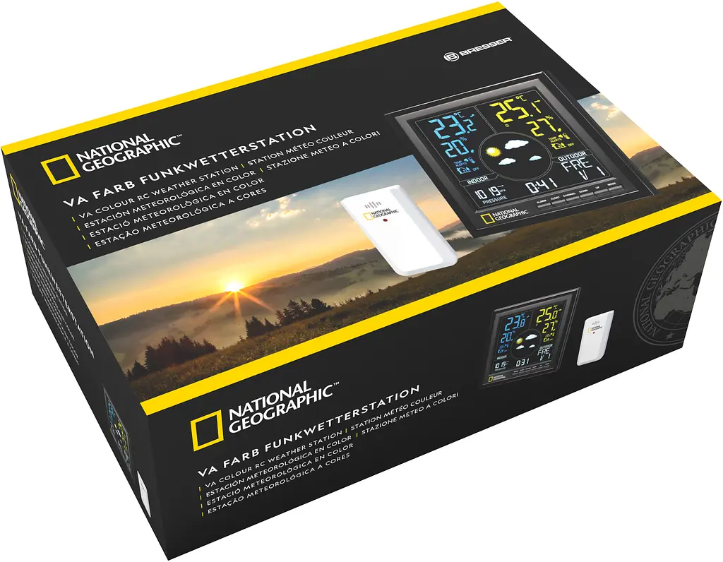 Метеостанція National Geographic VA Colour (Black) (9070600) - фото 5