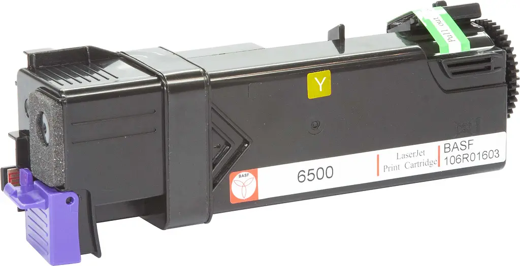 Картридж тон. BASF для Xerox Phaser 6500/WC6505 аналог 106R01603 Yellow ( 2500 ст.) (BASF-KT-106R01603) - фото 3