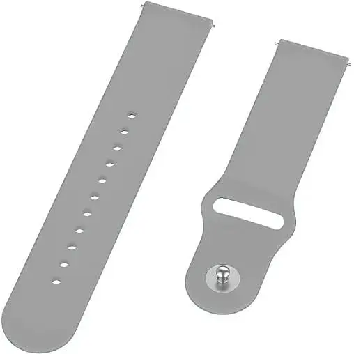 Силиконовый ремешок BeCover для Huawei Watch GT/GT 2 46 mm/GT 2 Pro/GT Active/Honor Watch Magic/Magic 2/GS Pro/Dream Gray (706340) - фото 2
