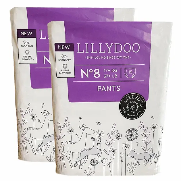 Підгузки-трусики LILLYDOO 8 (17+ кг), 30 шт